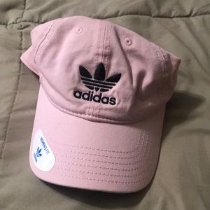 Pink and Black Adidas Baseball Cap